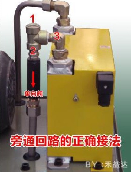 旁通回路有正確接法
